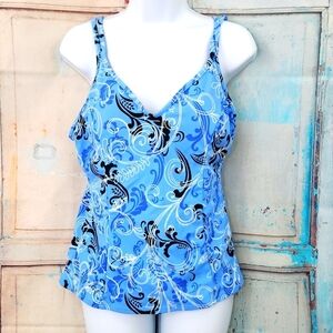 Miraclesuit Paisley Tankini Swim Top